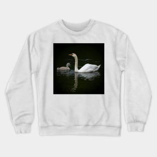 Swan and Cygnet Crewneck Sweatshirt